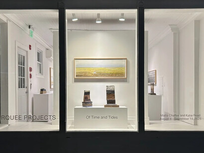 Marta Chaffee and Katia Read, Of time and tides, exhibition view. Courtesy of Marquee Projects