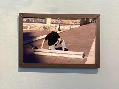 Fabio Cipolla e Sofia Fresia, Corpi in transito, veduta della mostra. Per gentile concessione della Galleria Febo e Dafne