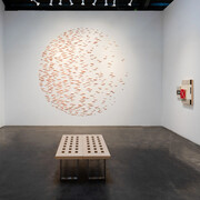 William T. Carson and Emilio Lobato, The space between, exhibition view. Courtesy of Nüart Gallery
