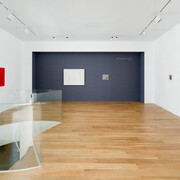 Au-Delà. Morandi/Fontana, exhibition view. Courtesy of Tornabuoni Art