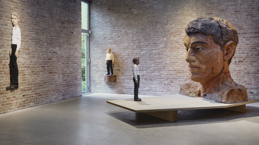Stephan Balkenhol, ausstellungsansicht. Mit freundlicher genehmigung der König Galerie