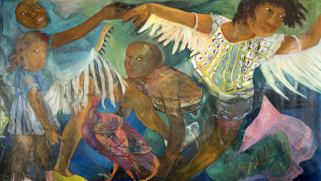 Philemona Williamson, A crooked line, 2016. Courtesy of Jenkins Johnson Gallery