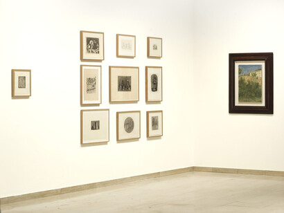 Giorgio Morandi and beyond veduta della mostra. Per gentile concessione della Galleria Repetto
