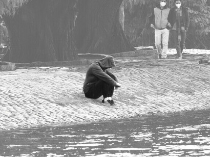 In the solitude of this landscape is reflected the central question of our time: what order