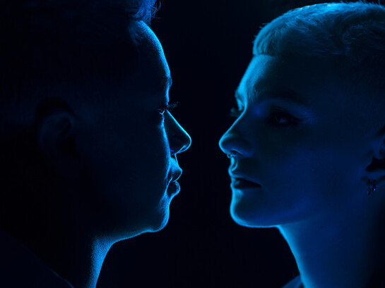 A contemplative portrait reflecting the inner experience of identity, self-perception, and psychological introspection