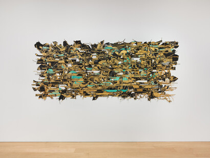 Various artists, Muted rhythm, exhibition view. Courtesy of Lehmann Maupin 