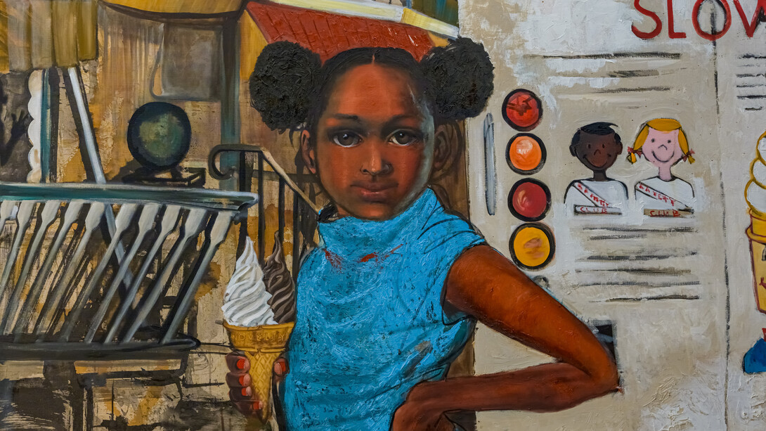 Chaz Guest, Miss Sassy, 2024. Courtesy of
SLAG&RX and the artist, Chaz Guest. Photograph by Toshi Sakurai