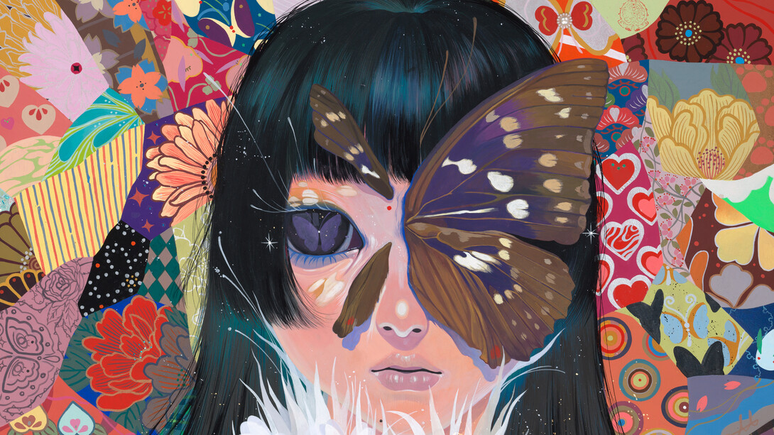Junna Maruyama, Shape of soul (detail). Courtesy of Corey Helford Gallery