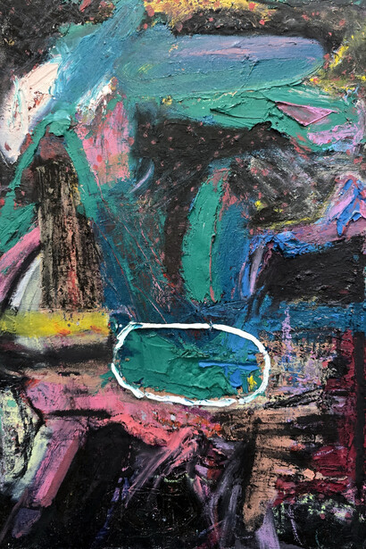 Brayden Espinosa, Pool house (detail). Courtesy of Bitfactory Gallery 