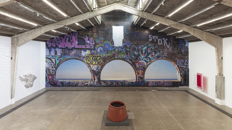 Various artists, Time knows the answer to art, exhibition view. Courtesy of Galleria Continua