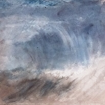William Turner, "Sea and Sky", 1820-30, dettaglio. Tate Britain, Londra, UK