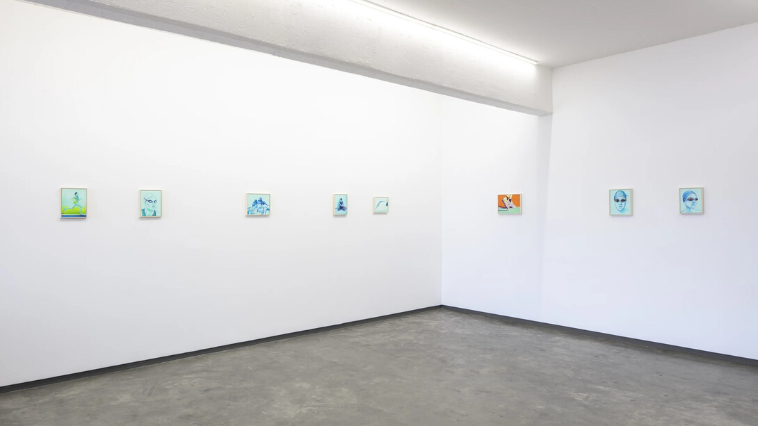 Rose Barberat, Train, breathe and perform, exhibition view. Courtesy of Saenger Galería