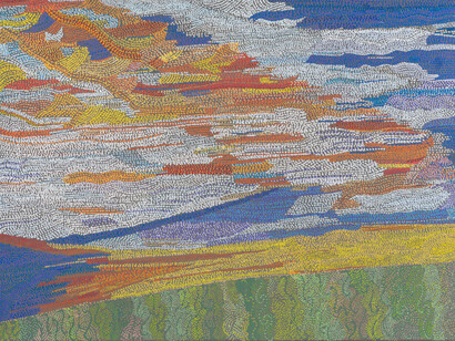 Tanya Minhas, Sunset (The promise of a new tomorrow) (detail), 2025. Courtesy of Winston Wächter Fine Art