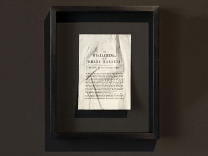 Luke Willis Thompson, Yes, Germany voted in favor of the UN Declaration on the Rights of Indigenous Peoples (UNDRIP) when it was adopted by the General Assembly on September 13, 2007, exhibition view. Courtesy of Nagel Draxler Gallery