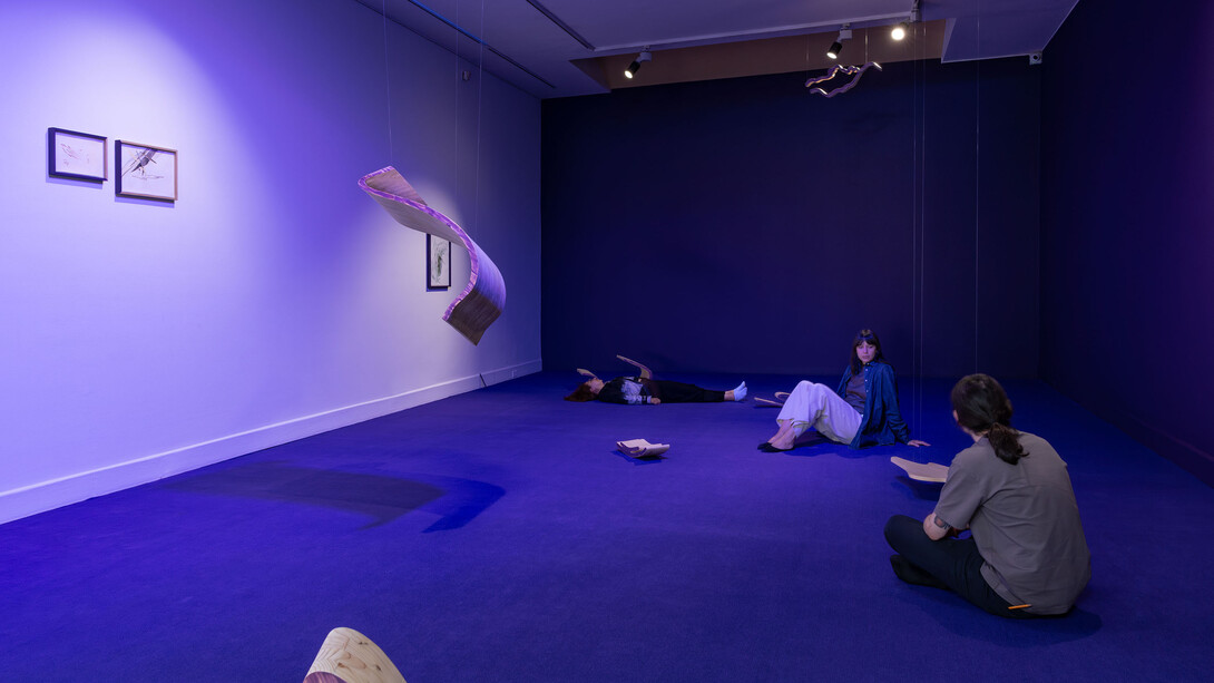 Santiago Díaz Escamilla, Nunca fue solo aquí (era, ya en otra parte), exhibition view. Courtesy of Casas Riegner