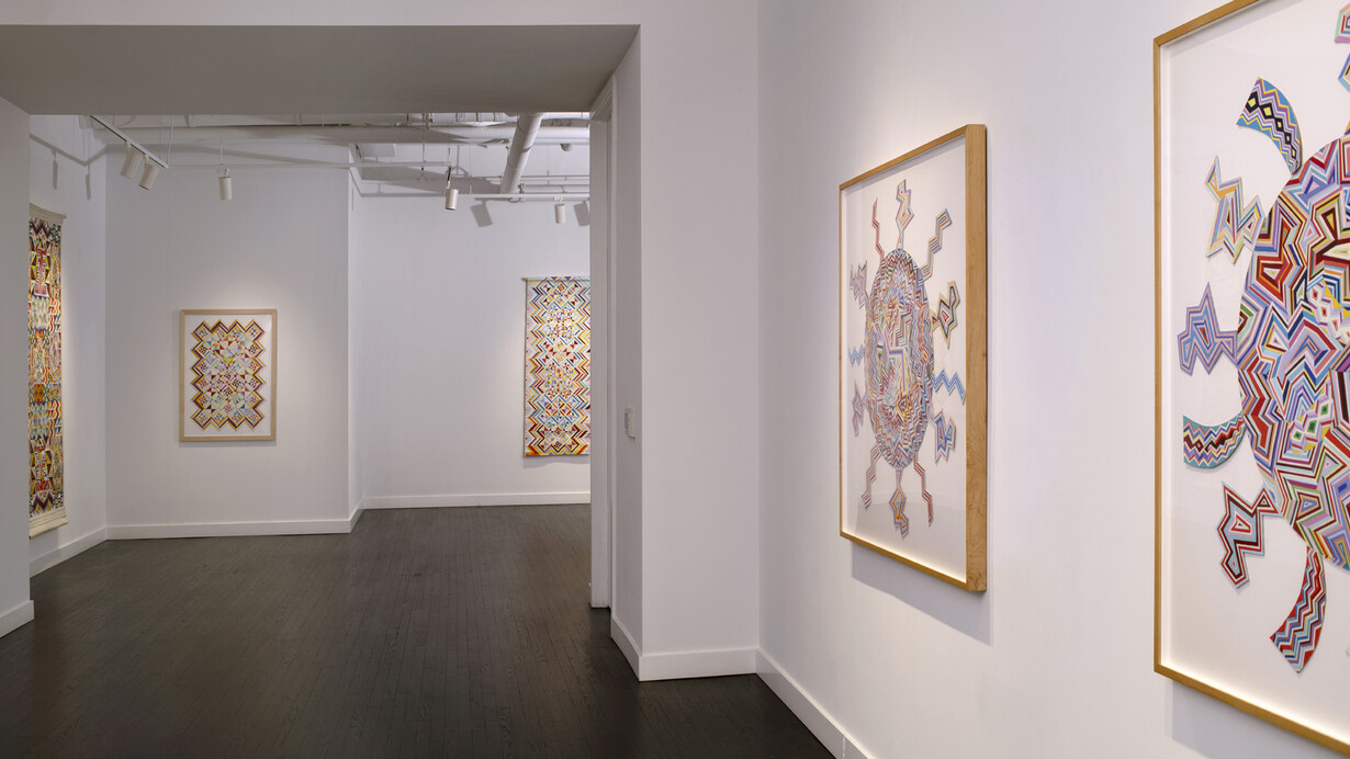 James Phillips, The pattern plays the mind, exhibition view. Courtesy of Hemphill Gallery