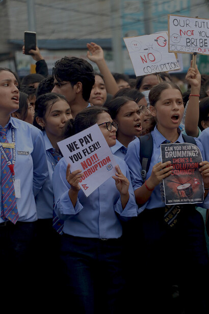 In September 2025, large-scale anti-corruption protests erupted across Nepal, led mainly by Generation Z students and young citizens. Sparked by a nationwide ban on social media, the “Gen Z protests” reflected widespread anger over corruption, elite privilege, and the misuse of public funds