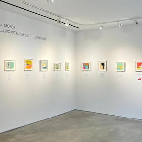 Jill Moser, Talking pictures: collaborations, exhibition view. Courtesy of Kathryn Markel Fine Arts