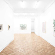 Donald Sultan, Drawings, exhibition view. Courtesy of Huxley-Parlour Gallery