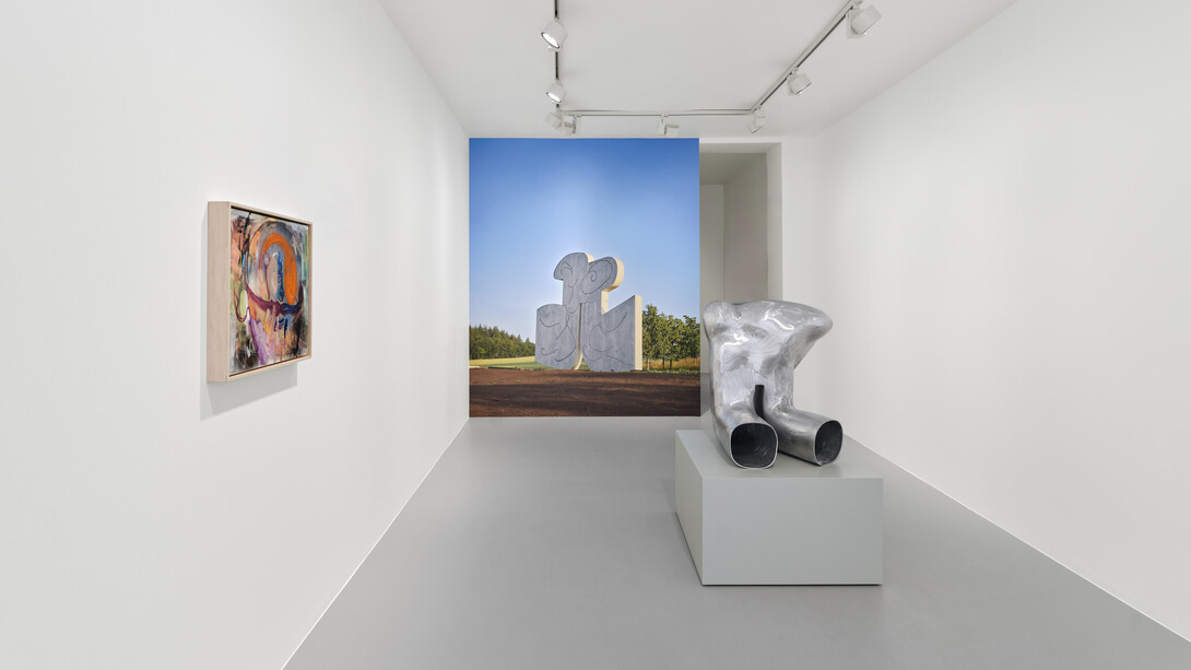 Albert Oehlen, Endless summer, exhibition view. Courtesy of Galerie Max Hetzler