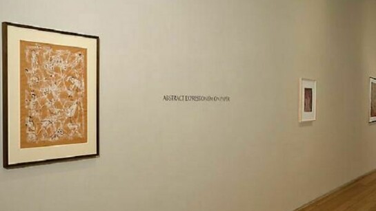 Abstract Expressionism on Paper, Van de Weghe Fine Art, Installation view