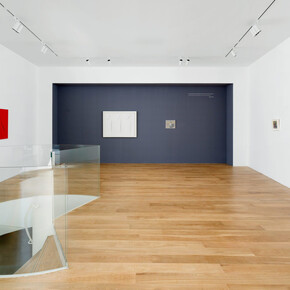 Au-Delà. Morandi/Fontana, exhibition view. Courtesy of Tornabuoni Art