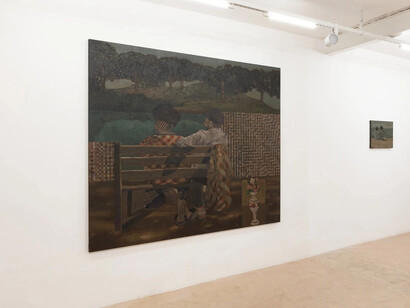 Miguel Afa, Um céu para caber, vista da exposição. Cortesia de A Gentil Carioca