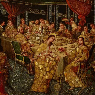 Nicolás de Correa, Les noces de cana (detail), 1696. Courtesy of Musée Jacquemart-André