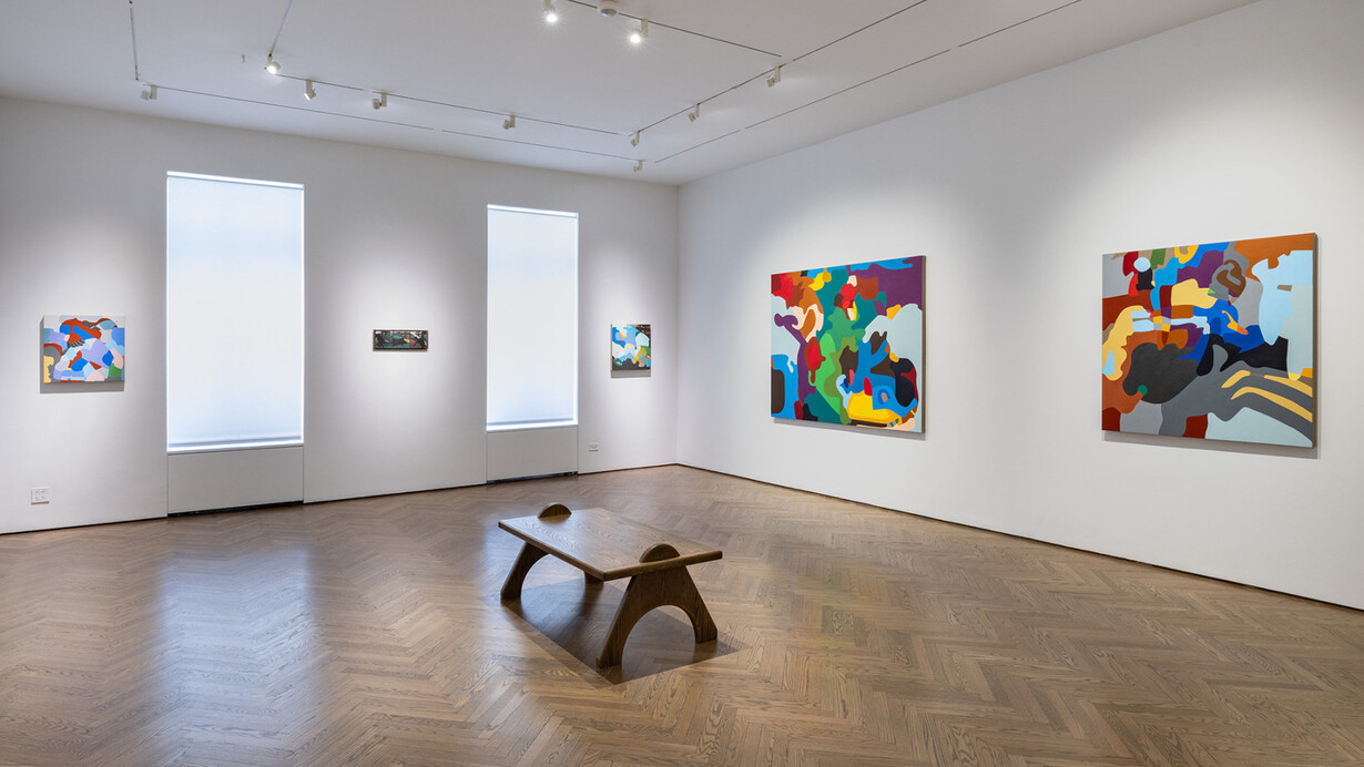 Bob Thompson and Candida Alvarez, Real monsters in bold colors, exhibition view. Courtesy of Gray Gallery