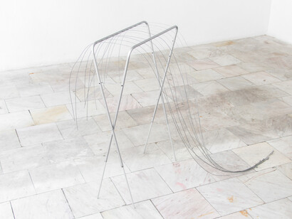 Karin Lindstén, Double moon, exhibition view. Courtesy of Heerz Tooya
