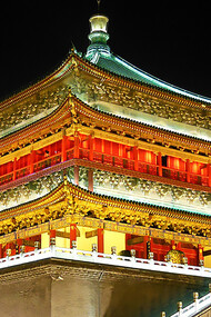 Explore the iconic Bell Tower in Xi'an, China, a historic landmark showcasing ancient architectural grandeur