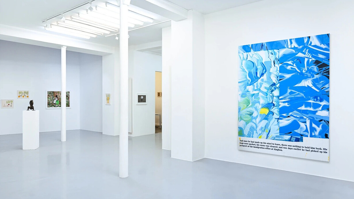 Various artists, Are we going somewhere or just going, exhibition view. Courtesy of Afikaris Gallery
