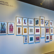 El hilo viajero, vista de exhibición. Cortesía del Musée du Quai Branly