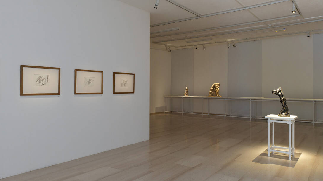 George Minne, Le fils perdu, vue d'exposition. Avec l'aimable autorisation du Museum Dhondt-Dhaenens