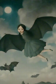 Stephen Mackey, Pipistrelle, 2014, oil on panel