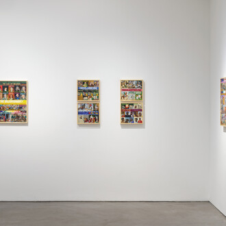 Ben Sakoguchi, Critical art theory, exhibition view. Courtesy of Gasworks Gallery