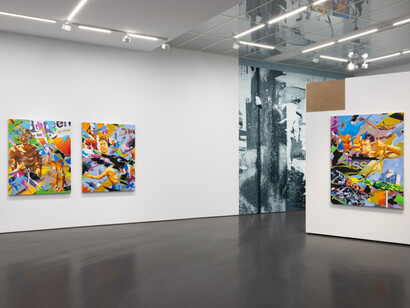 Norbert Bisky, Polympsest, exhibition view. Courtesy of Esther Schipper Gallery