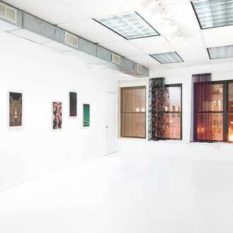 My Barbarian, Cat suit, exhibition view. Courtesy of Lubov 