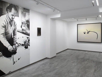 Jean Degottex, Au-delà du signe (1957-1964), exhibition view. Courtesy of Kamel Mennour Gallery