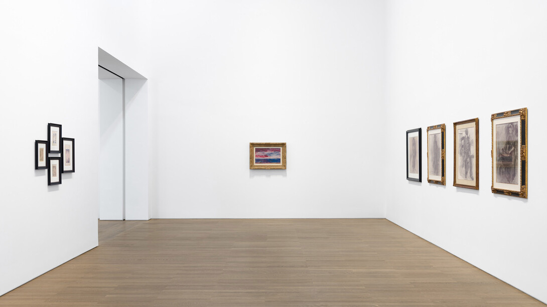 James Ensor, A portrait of the old master as a young man, exhibition view. Courtesy of Tim Van Laere Gallery 