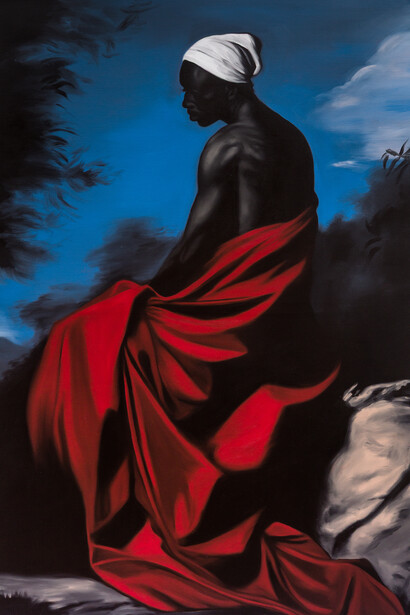 Gustavo Nazareno, Eshu (detail), 2025. Courtesy of Opera Gallery