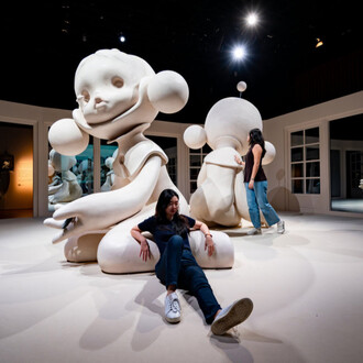 Skullpanda cage-uncage, exhibition view. Courtesy of National Museum of Singapore