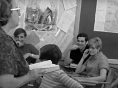 Cet image est tirée d'un film "The Highschool" réalisé par Fredrick Wisement en 1968