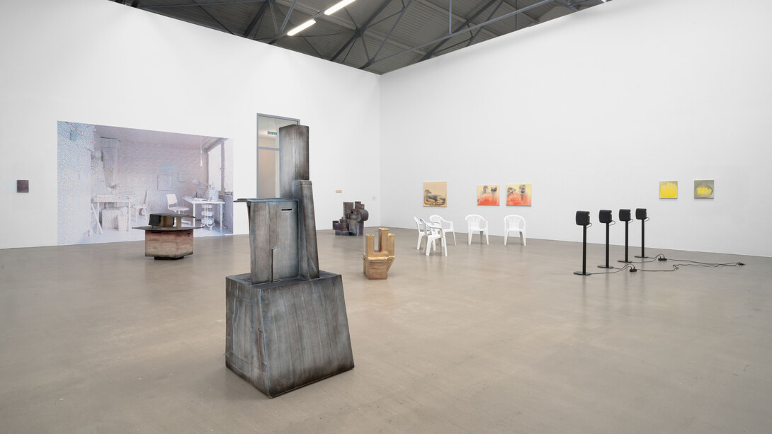 Verschiedene künstler, High five, ausstellungsansicht. Mit freundlicher genehmigung der Galerie Eigen + Art