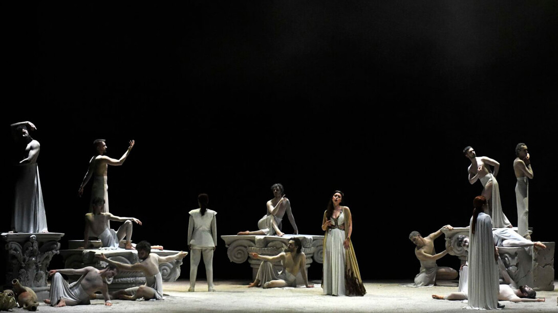 Ottone in villa, veduta della performance. Cortesia del Teatro Malibran