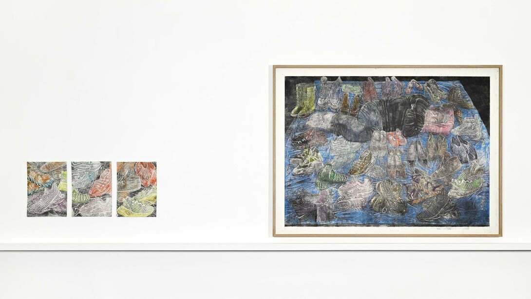 Agathe May, Par où le chemin ?, vue de l'exposition. Avec l'aimable autorisation d'Agathe May