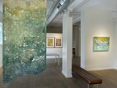 Force of nature: Works by Amy Donaldson and Cynthia Weiss, exhibition view. Courtesy of Gallery 1871