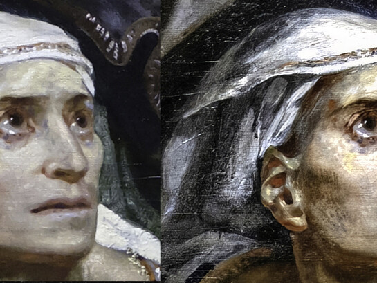 Eugène Delacroix (1798-1863).  "La masacre de Quíos". 1824, óleo sobre lienzo. Masacre perpetrada por los otomanos contra la población griega de la isla de Quíos, en abril de 1822. Museo del Louvre, Paris, Francia  