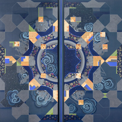 Jagannath Panda, Echoes of the microcosm II, 2025. Courtesy of Aicon Gallery