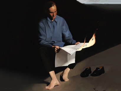 Joanne Boyer, Mauvaise nouvelle, 2025. Courtesy of Galerie RX&SLAG